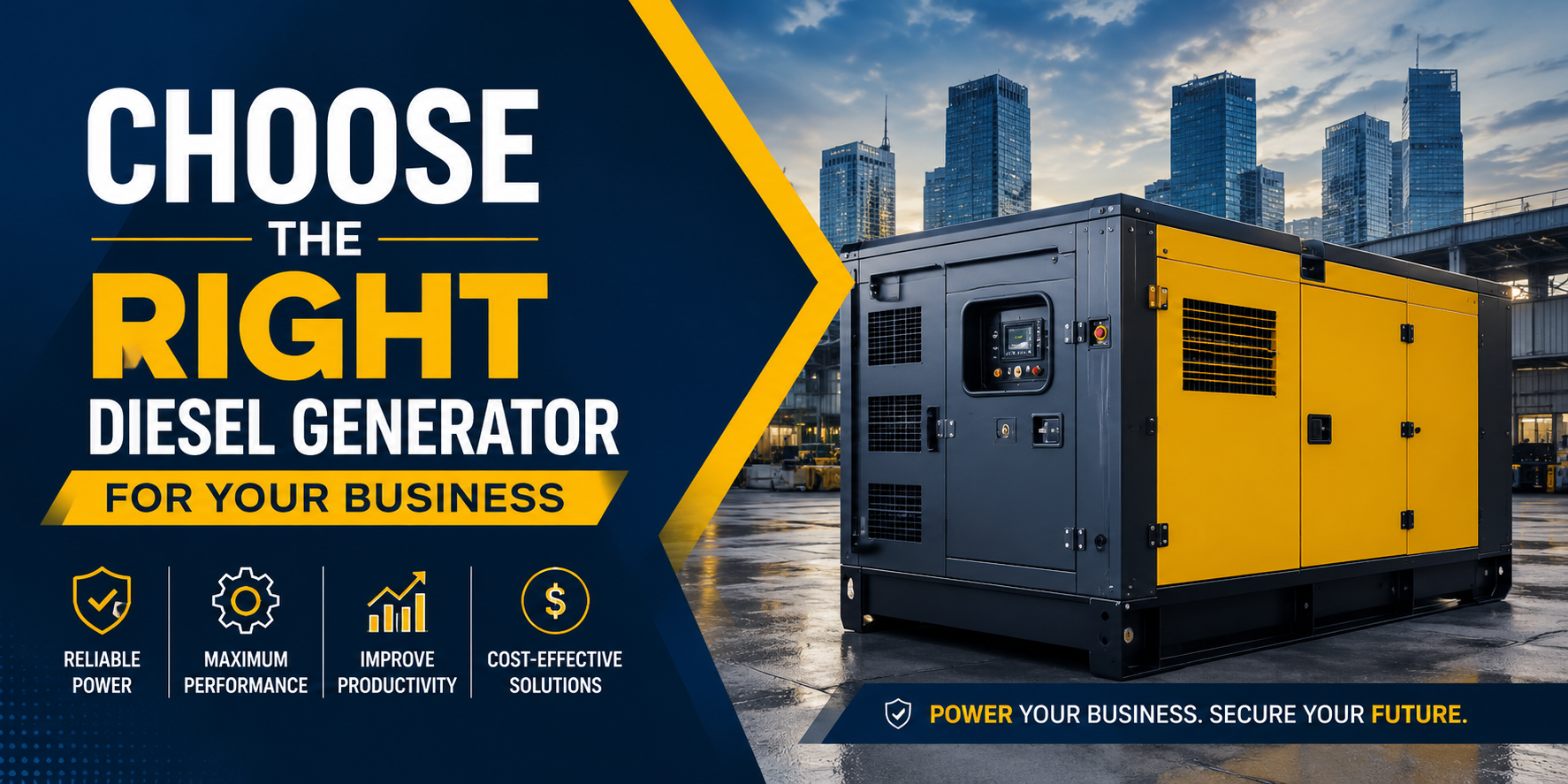 How to Choose the Right Diesel Generator for Your Business